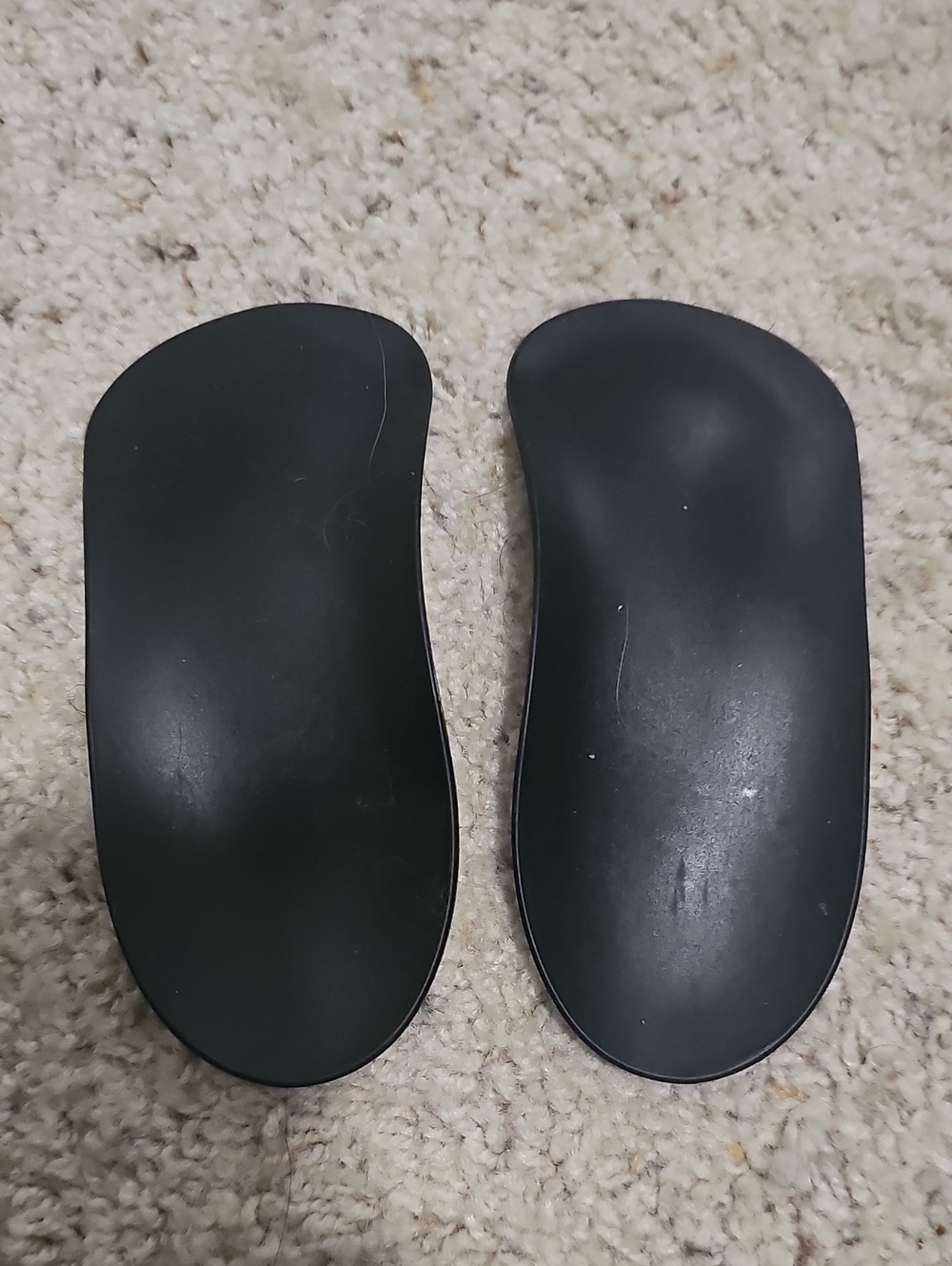 Men's Black Orthotic Shoe Insoles - Arch Support
